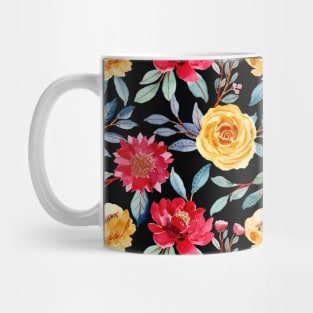 Seamless Floral Pattern Mug